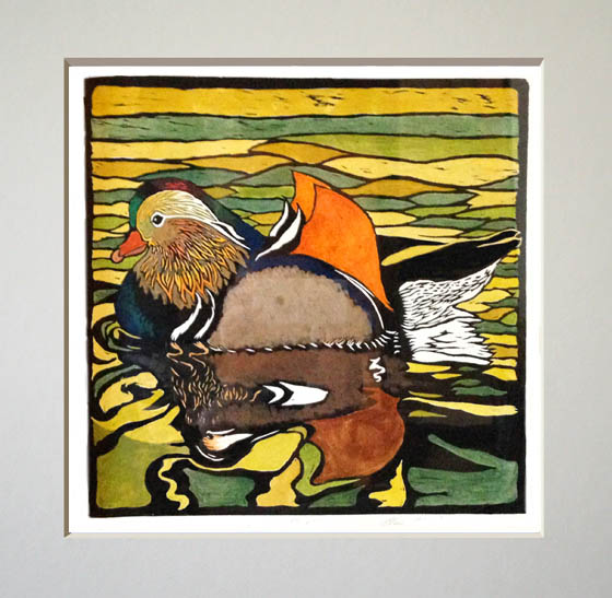 mandarin duck print